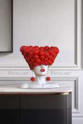 Luxury Statement Home Decor Woman Of Thoughts Sculpture - Modern Conceptual Art Contemporary Statue - thumbnail 1