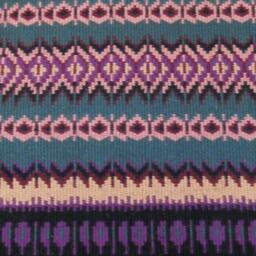 E638 Boundweave Rug, Lavender Stripe Floor Or Wall Hanging, Zen Meditation Rug - thumbnail 2