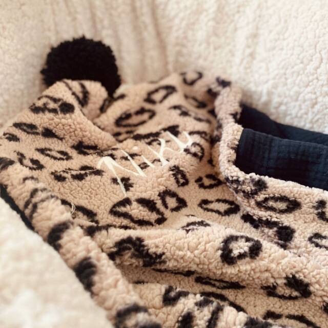 Faux Fur Baby Blanket Black Color - image 1