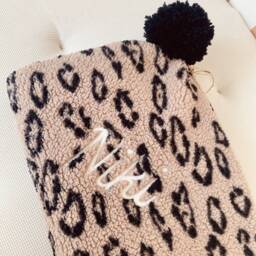 Faux Fur Baby Blanket Black Color - thumbnail 4
