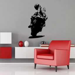 V Rossi Superbike Vinyl Transfer Decal Wall Sticker Extreme Sports - thumbnail 1