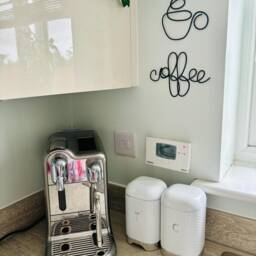 Coffee & Cup Wall Sign Set - Decor Cafe Kitchen Art - thumbnail 3