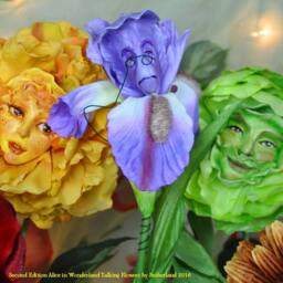 "Alice in Wonderland - Non Talking Flowers ""Madame Iris" - thumbnail 4