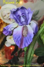 "Alice in Wonderland - Non Talking Flowers ""Madame Iris" - thumbnail 1