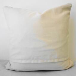 Navy Blue Floral Pillow Cover Home Decor Cotton Throw Cushion - 16x16 - thumbnail 2