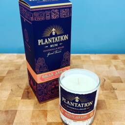Plantation Rum Bottle Candle - Spiced Orange Soy Wax Handmade Crafted Glass Cutting Planteray - thumbnail 3