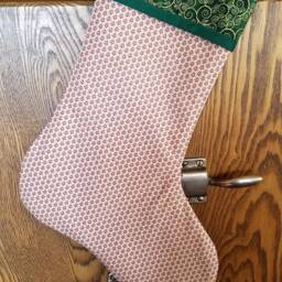 Christmas Stocking With Native American Print - thumbnail 3