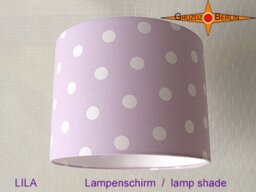 Lampshade With Dots Purple ??25 cm Lilac Spot Lamp - thumbnail 2