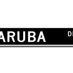 Aruba Sign, Gift, Keepsake, Wall Decor, Souvenir Treasure, Custom Street Quality Metal Sign - thumbnail 2