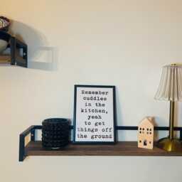 Arctic Monkeys Lyric Art Print Cuddles in The Kitchen, A5 Framed Poster - thumbnail 3