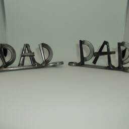 Father's Day Present, Mens Gift Ideas, Tiny Wrench, Miniature Welded Metal Art - thumbnail 2
