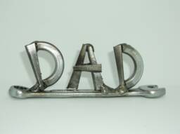 Father's Day Present, Mens Gift Ideas, Tiny Wrench, Miniature Welded Metal Art