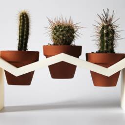 Zz Planter/Indoor Cactae Succulent Plants Gardening Plant Gift Stand Terracotta Pot Pot - thumbnail 2