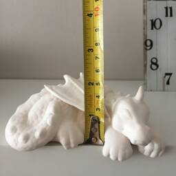 Ceramic Dragon, Ready To Paint, Bisque, Christmas Gift, Dragon Figurines, Gift For Kids, Statue, Art Decor - thumbnail 4