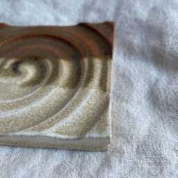 Sandstorm Soap Dish, Rectangular Bathroom Tray, Handmade Kitchen Pottery, Household Holder, Thrown Textured Dishes - thumbnail 3