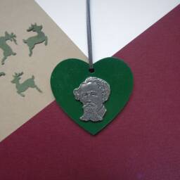 Charles Dickens Christmas Decoration - Ornament Book Lover Gift Birthday - thumbnail 2
