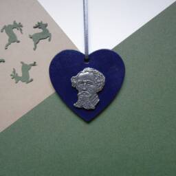 Charles Dickens Christmas Decoration - Ornament Book Lover Gift Birthday - thumbnail 3