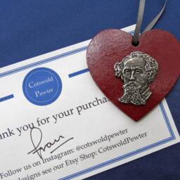 Charles Dickens Christmas Decoration - Ornament Book Lover Gift Birthday - thumbnail 4