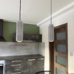 Minimalist Concrete Pendant Light Handmade Hanging Lamp - thumbnail 3