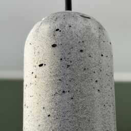 Minimalist Concrete Pendant Light Handmade Hanging Lamp - thumbnail 4