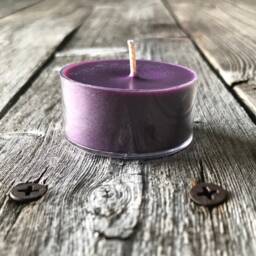 Dragons Blood Scented Soy Candle Tealights Rustic - thumbnail 4