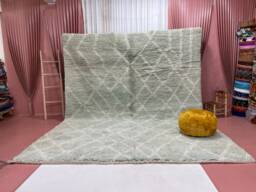 Custom Beni Ourain Rug Handwoven Moroccan Wool Carpet - thumbnail 1