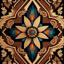 Tropical Leaf Area Rug - Colorful Jungle Botanical Floor Mat - thumbnail 4