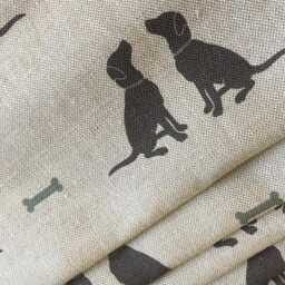 Custom Roman Blind/ Shade in Olive & Daisy Jemma Labrador Linen - Please Note That Full Price Is On Quotation - thumbnail 3