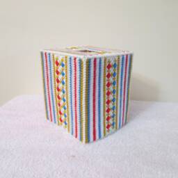 Red, White & Blue Tissue Box Cover Item 287 - thumbnail 2