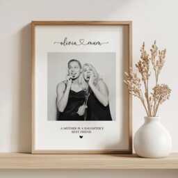 Personalised Mothers Day Gift, Photo Collage. Mum Daughter Gift. Family Print. First Day Ideas. Mom Or Nanny Picture Gifts - thumbnail 2
