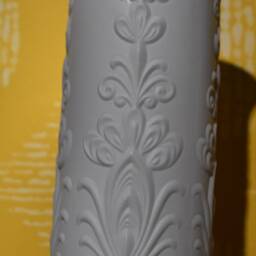 Vintage Flower Vase, 1970S Kpm Bisque Porcelain, Retro, Mid-Century, Space Age - thumbnail 3