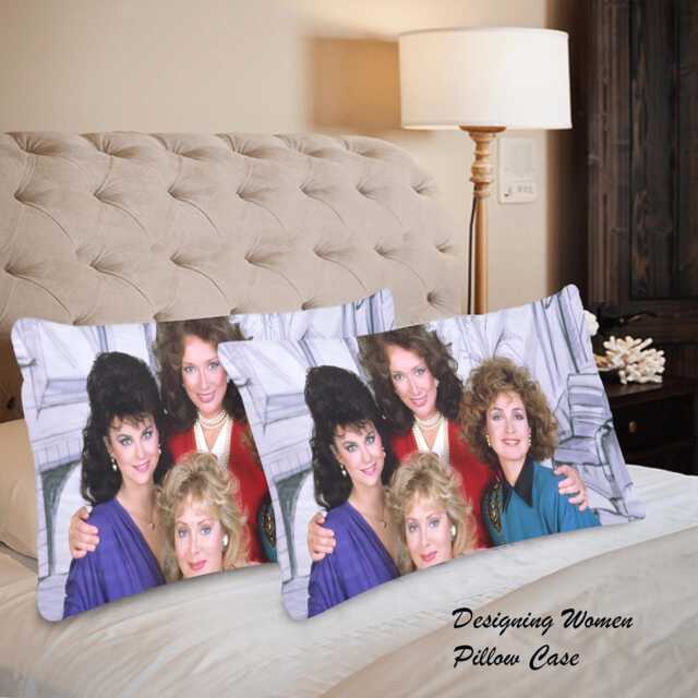 Designing Women Pillow Case, Pillow, Bedding, Bedrrom, Glam Rock, 80S, Designing Women, Tv, Cult Eighties - image 1