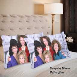Designing Women Pillow Case, Pillow, Bedding, Bedrrom, Glam Rock, 80S, Designing Women, Tv, Cult Eighties