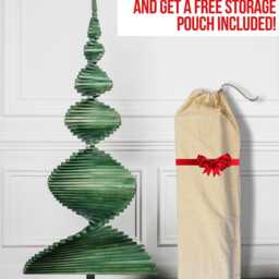 Natural Wooden Christmas Tree 2025-2026 Sustainably Handcrafted Xmas Recycled Pallet Eco Covered - thumbnail 2