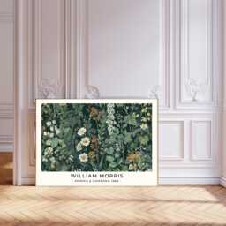 William Morris Art Print, Floral Flower Botanical Textile Print, Wall Art - thumbnail 1