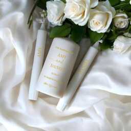 Personalised Wedding Candle Set - Custom Names & Date Elegant Ceremony Unity Trio The Marriage Of Keepsake - thumbnail 2