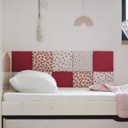 College Dorm Room Bed Headboard, Sideboard Wall Pillow, Single Twin Full Queen King Size Corner Banquette Seating Bench Back - thumbnail 3