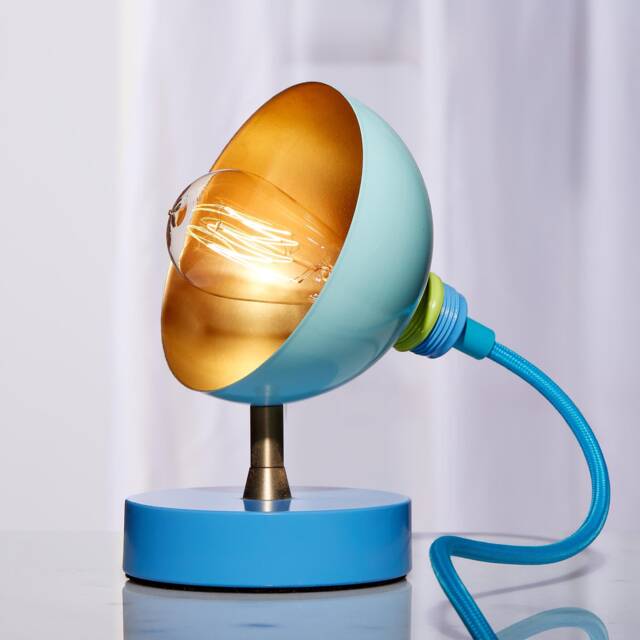 Blue Mini Fiesta Pod Table Lamp - image 1