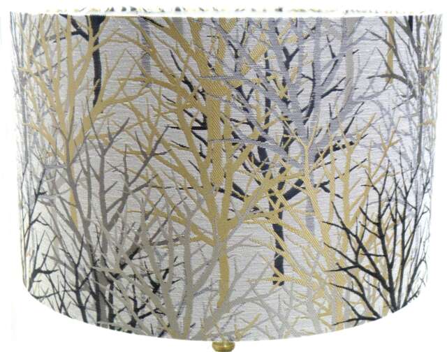 Fibre Naturelle Bolderwood Rufus Tree Lampshade, Table Lamp, Pendant Shade Made in Uk, Nature Theme Natural Leaf Colourful Home Decor Gift - image 1