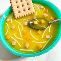 Chicken Noodle Soup Wall Hanging/ Dopamine Decor/ Maximalist Fake Food/ Food Pop Art/ Sculpture/ Funky Decor/Kitchen - thumbnail 2