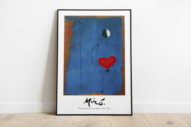 Joan Mir?? Danseuse Ii Art Print - Modern Surrealist Home Decor - image 1