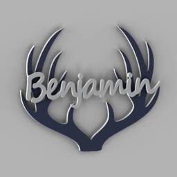 Nursery Decor, Antlers, Woodland Nursery, Farmhouse Wall Art, Deer, Letters, Baby Boy, Gift - thumbnail 2