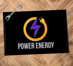 Personalised Business Logo Work Mat - Electrician, Plumber, Tradesman - Custom Branded Work Mat