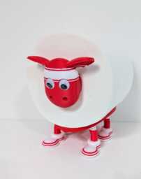 Middlesbourgh Sheep Toilet Roll Holder - Funny Football Gift For Him Or Her, Quirky Bathroom Decor Novelty Boro Soccer Fan Present - thumbnail 1