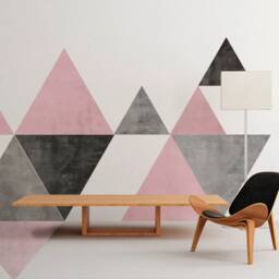 Geometric - Mid Century Wall Art Floor Graphics Decal Sticker Peel & Stick Skutrimidgeofl - thumbnail 3