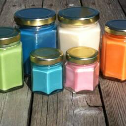 Rhubarb Patchouli Soy Candles Eco Wick, Scented Candle - thumbnail 4