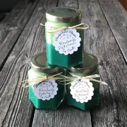 Rhubarb Patchouli Soy Candles Eco Wick, Scented Candle - thumbnail 3