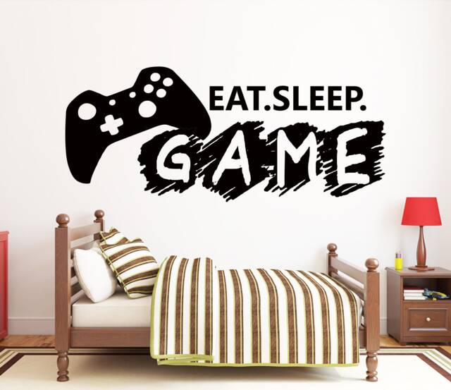 Gamer Wall Decal Video Game Controller, Gaming Room Decor Vg057 - image 1