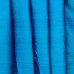 Blue & Turquoise Silk Dupioni Curtain Panels - Rod Pocket, Grommet, Box Pleat, Three Pinch Pleat, Tab Top & Plain Ring Top - thumbnail 3