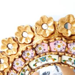 "Peruvian Mirrors ""Pink Rose 40cm" - thumbnail 2